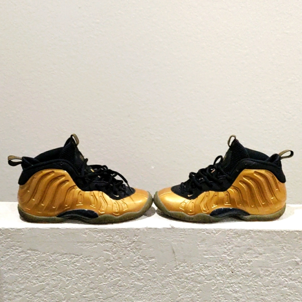 Nike Foamposite 'Little Posite' Metallic Gold 🪙
